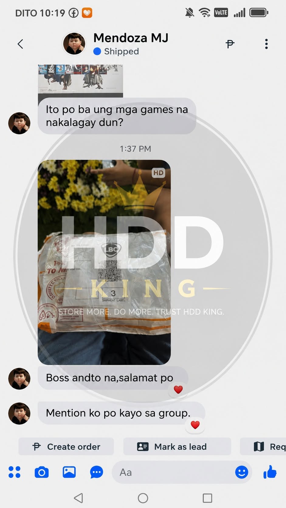 Proof of delivery 5